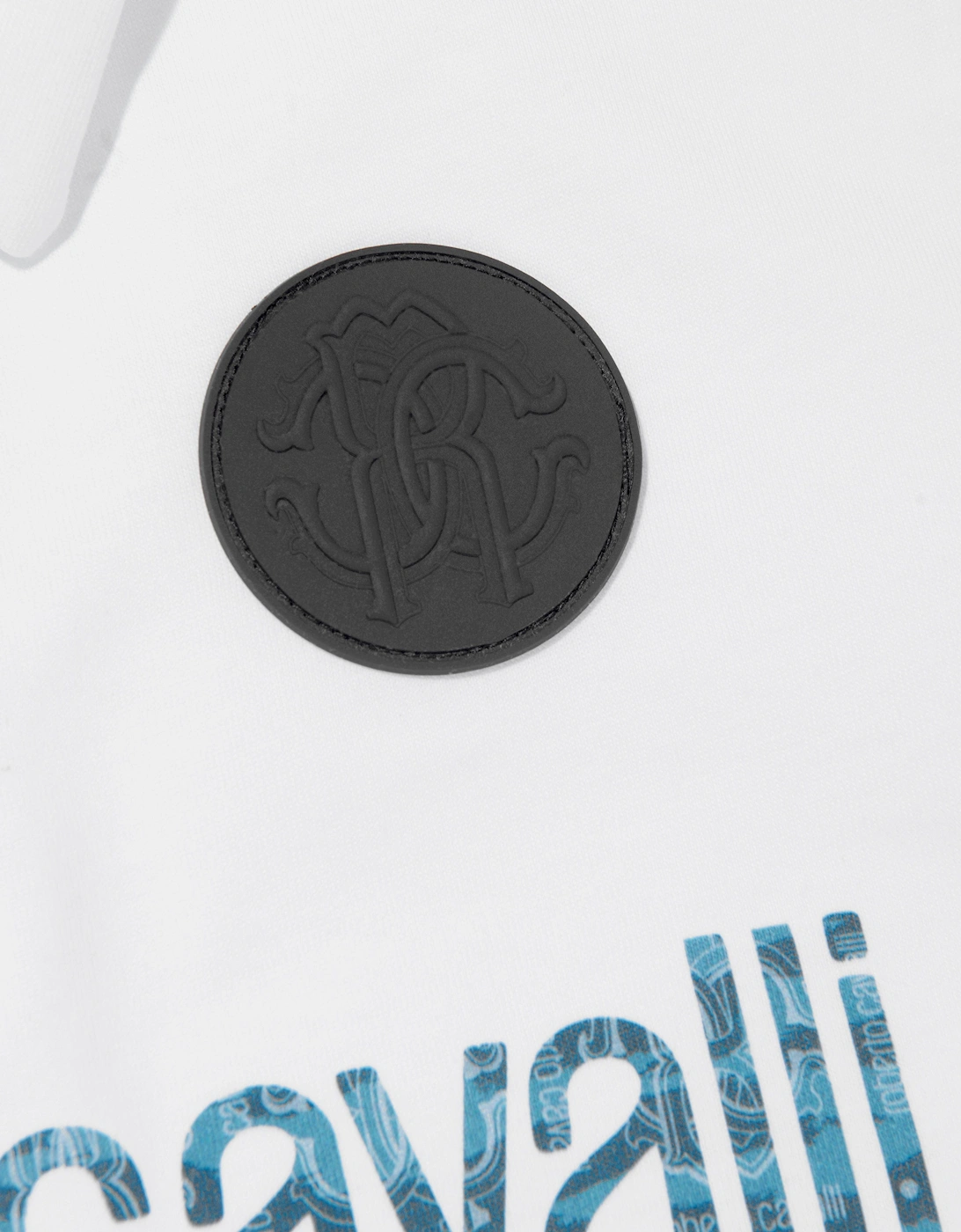 Boys Logo Polo Shirt in White