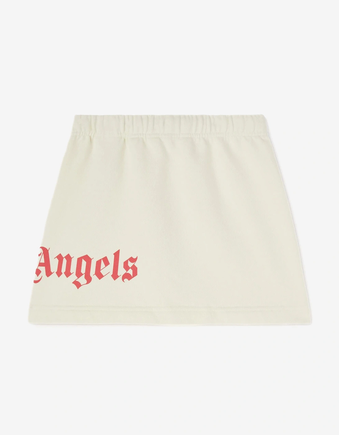 Girls Classic Overlogo Sweat Skirt in Ivory