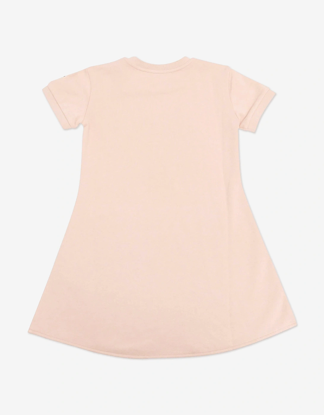 Enfant Girls Logo Jersey Dress in Pink