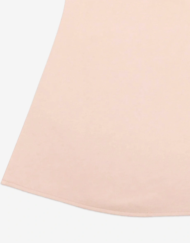 Enfant Girls Logo Jersey Dress in Pink