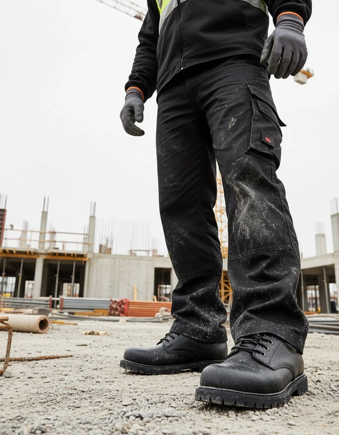 Work 77041EC COTTONWOOD ELKS SR Mens Occupational Shoes Black