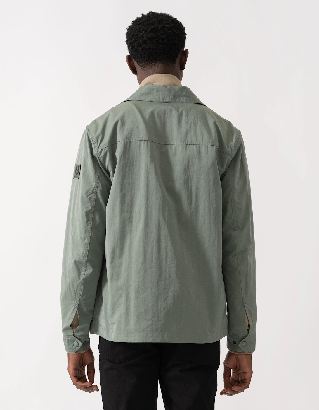 Drome Mens Overshirt - Sage Green