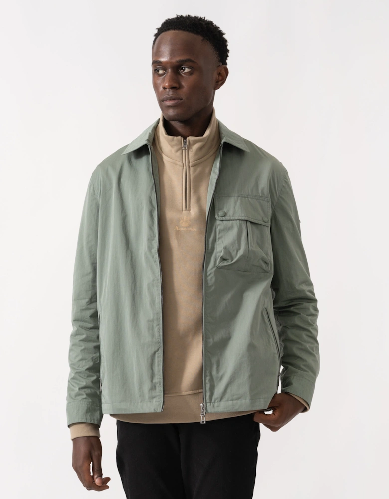 Drome Mens Overshirt - Sage Green