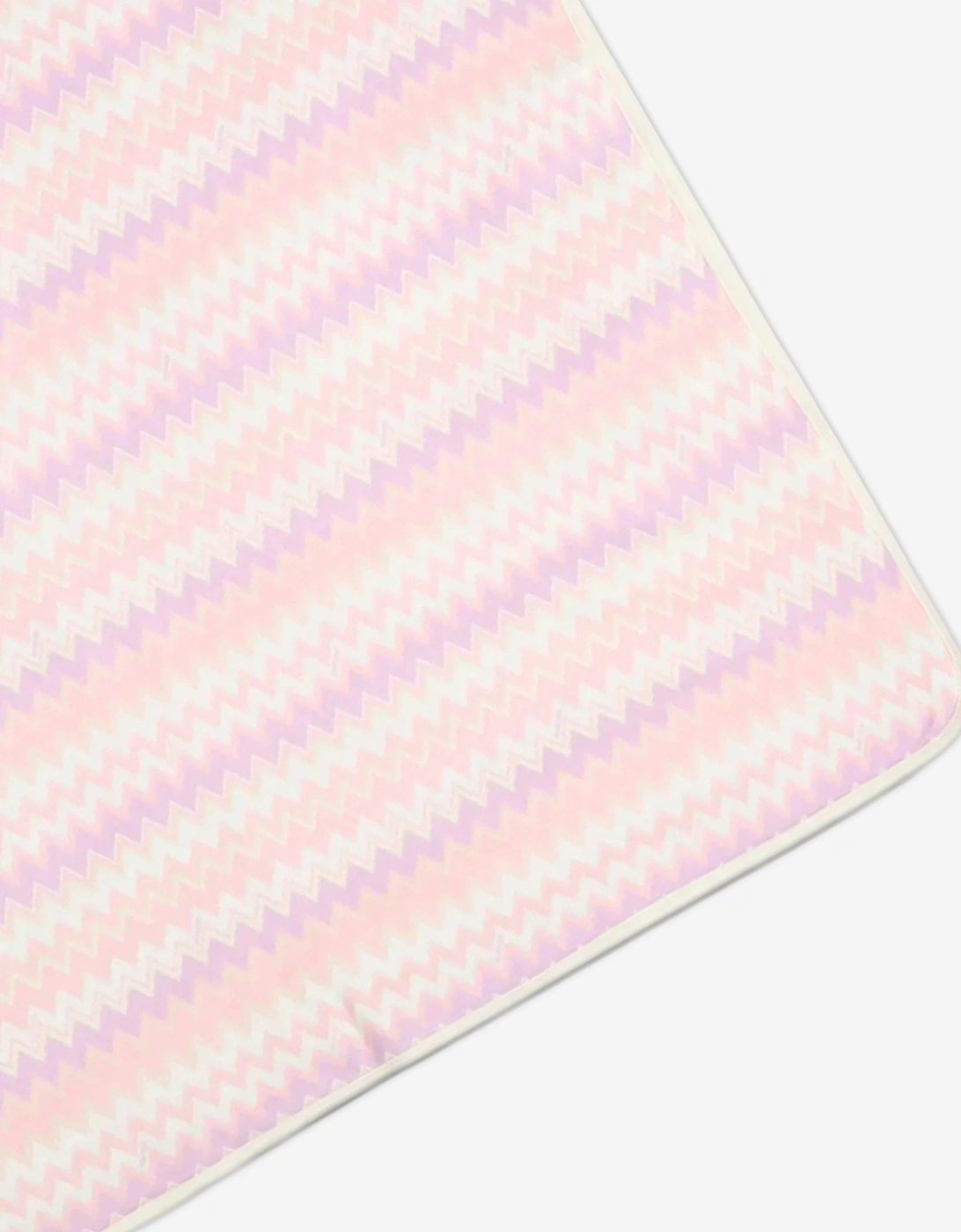 Baby Girls Zigzag Blanket in Pink (75cm)