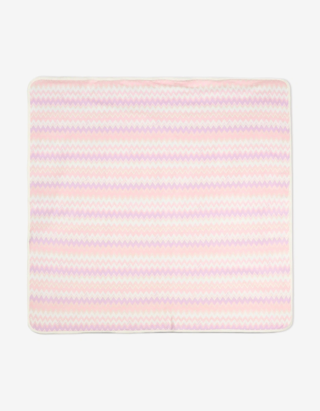 Baby Girls Zigzag Blanket in Pink (75cm), 4 of 3