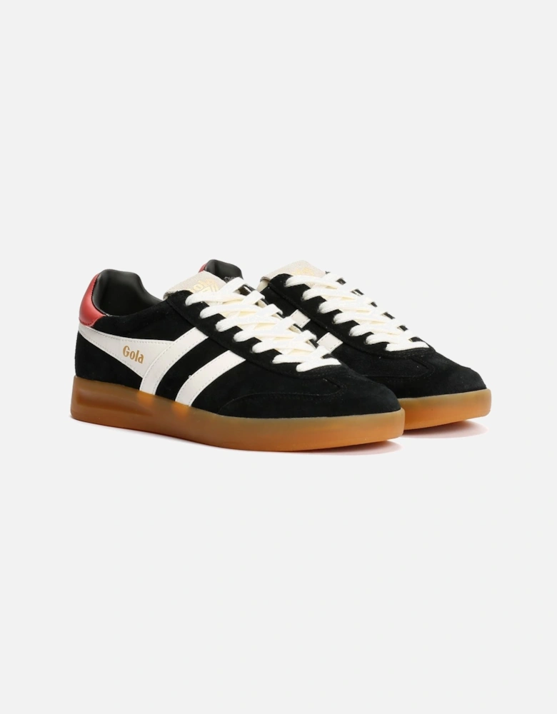 Cyclone Suede Women's Black/Off White/Coral Trainers