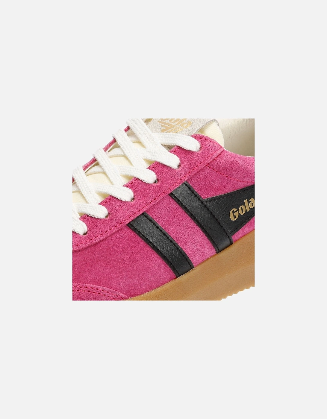 Athena Suede Women's Fuchsia/Black/Evergreen Trainers