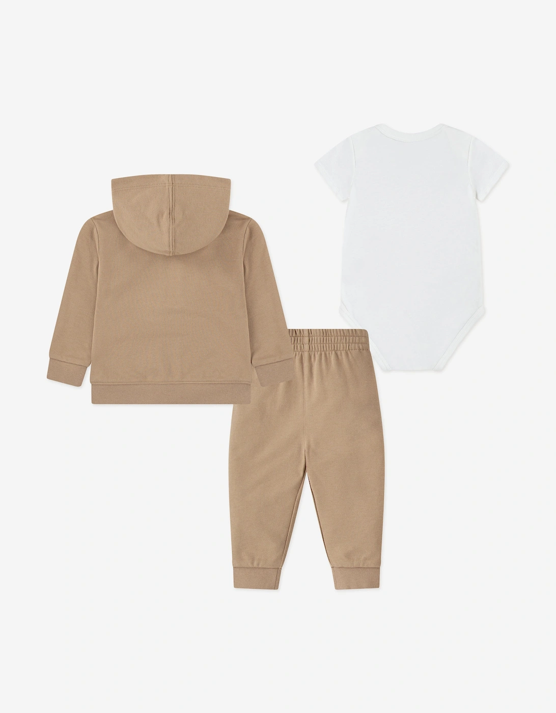 Baby 3 Piece Tracksuit Set in Beige