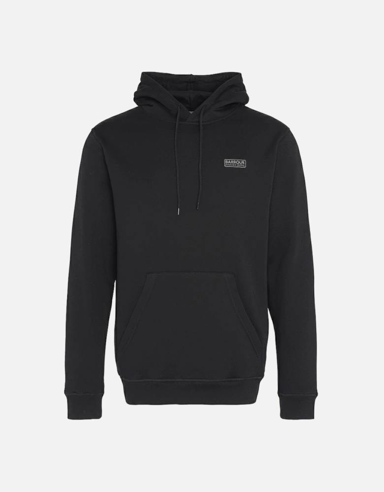 Small Logo Mens Hoodie - Black/Pewter