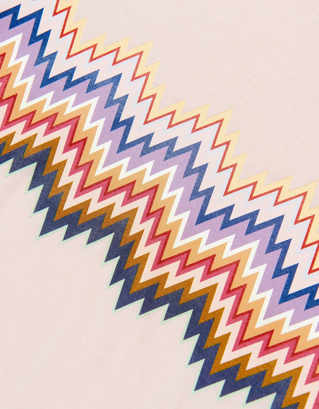 Girls Zigzag Jersey Dress in Pink