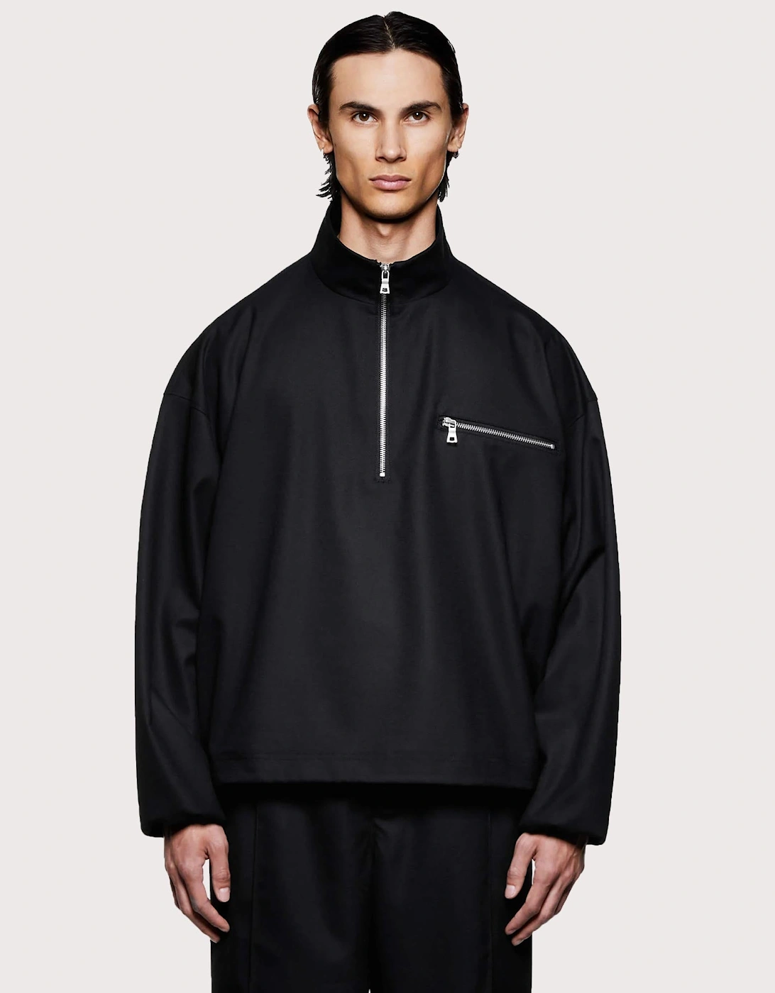 Suiting Quarter Zip Sweatshirt, 5 of 4