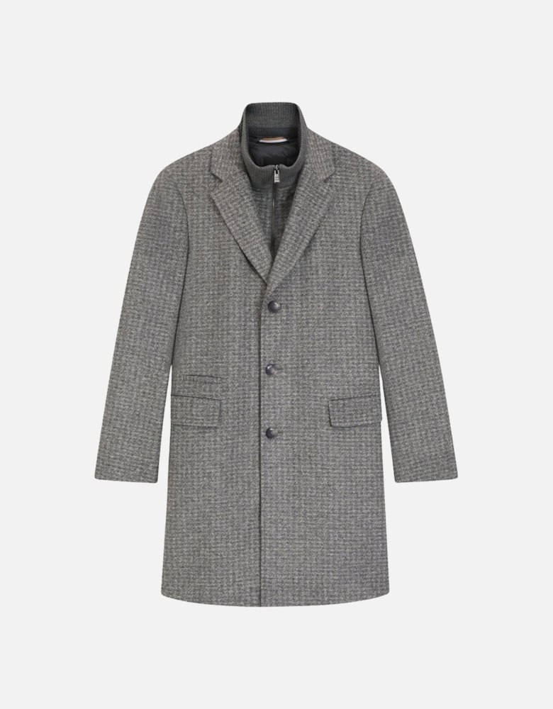 H Hyde J Bib Pad 254 Coat Grey