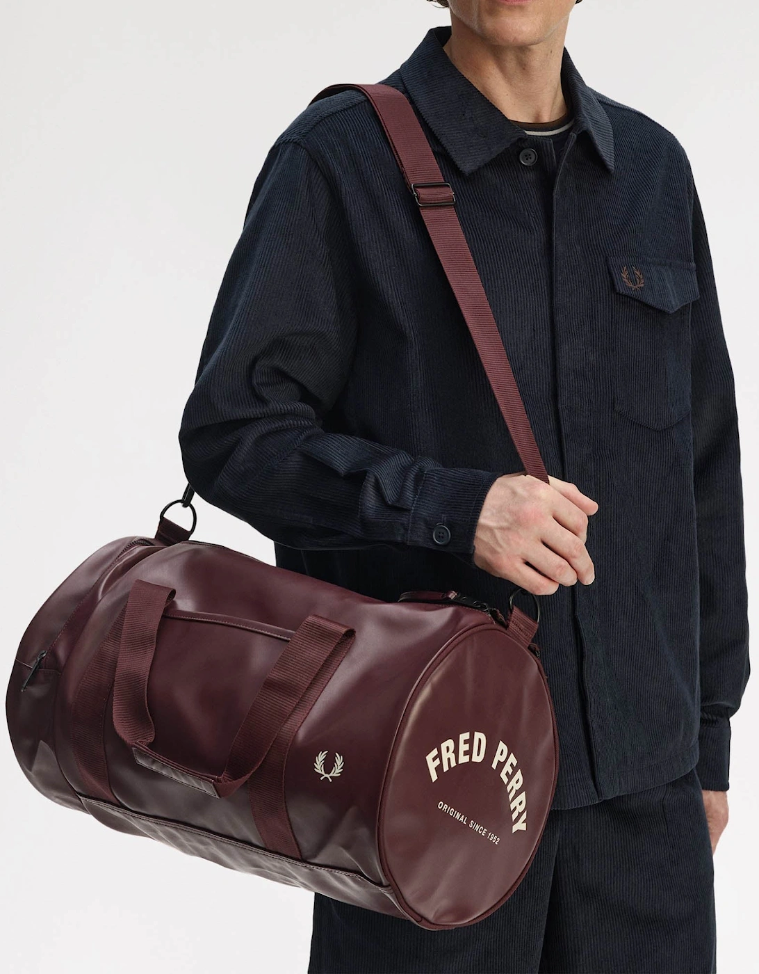 Tonal Barrel Bag - Oxblood 597