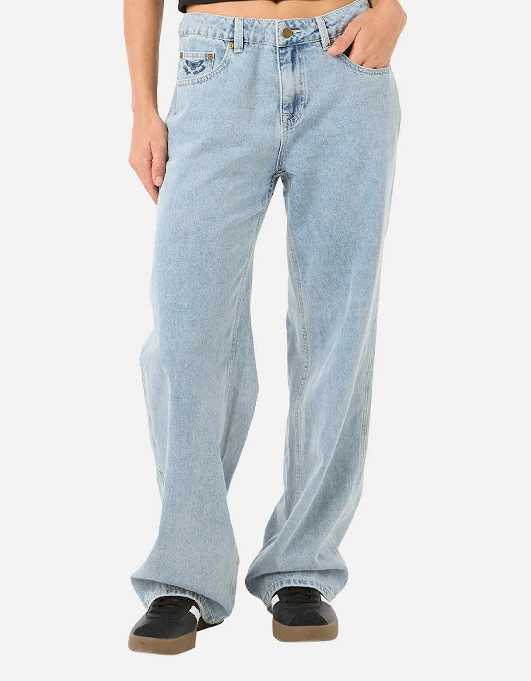 Rip Curl Womens Aggie Relaxed Jeans, 2 of 1