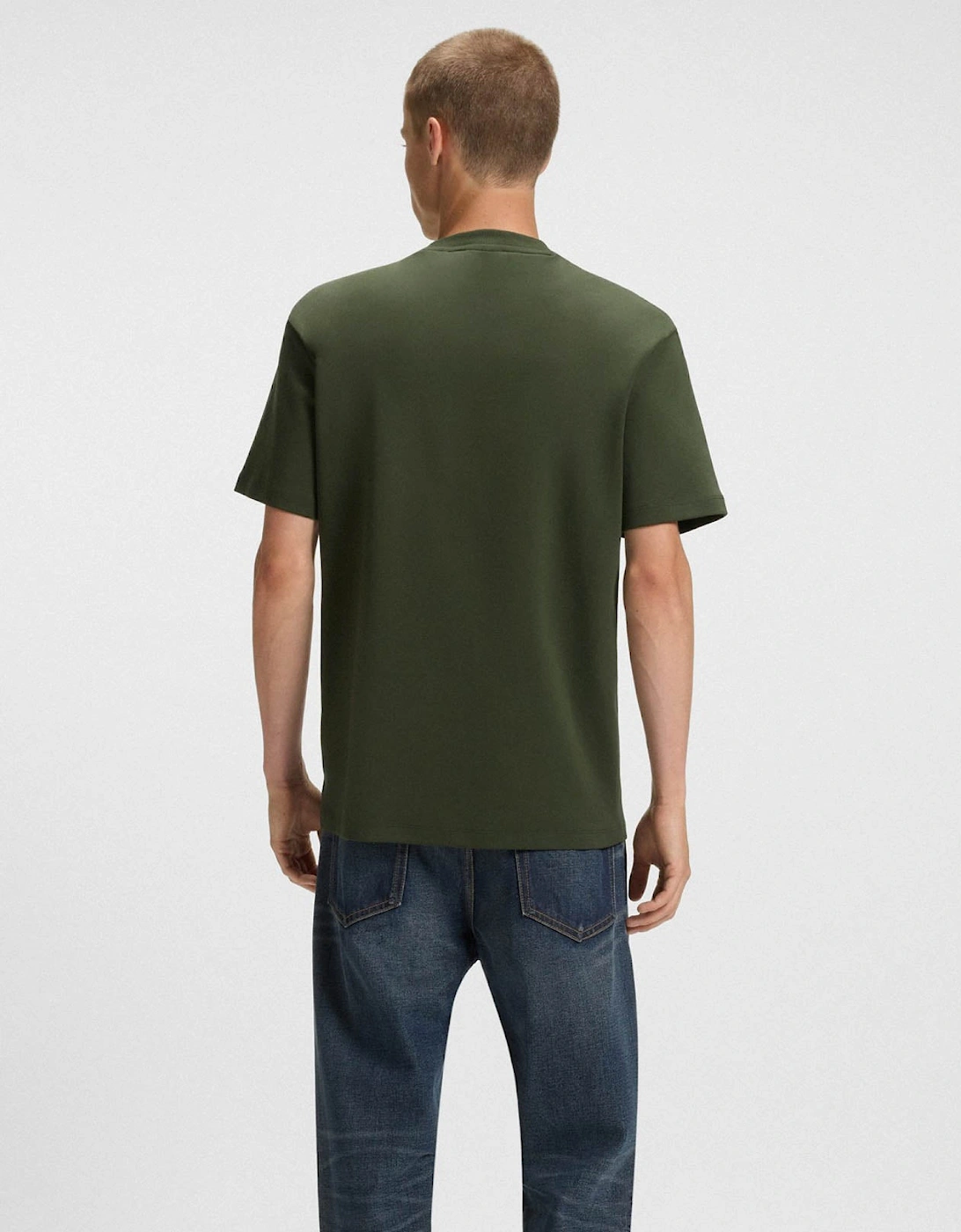 HUGO Dalile Mens T-Shirt - Dark Green 309