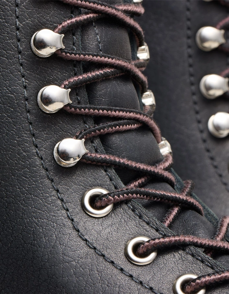 8-Inch Logger Oil Leather Men's Black Boots