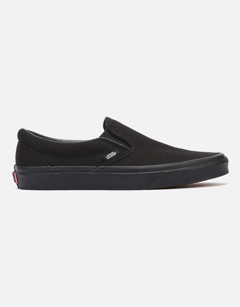 Classic Slip on Black Canvas Skate Trainers VEYEBKA   TOWER London