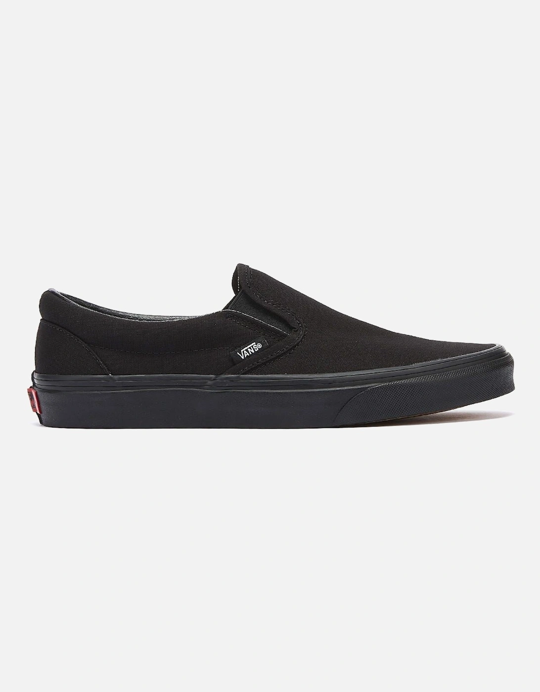 Classic Slip on Black Canvas Skate Trainers VEYEBKA   TOWER London
