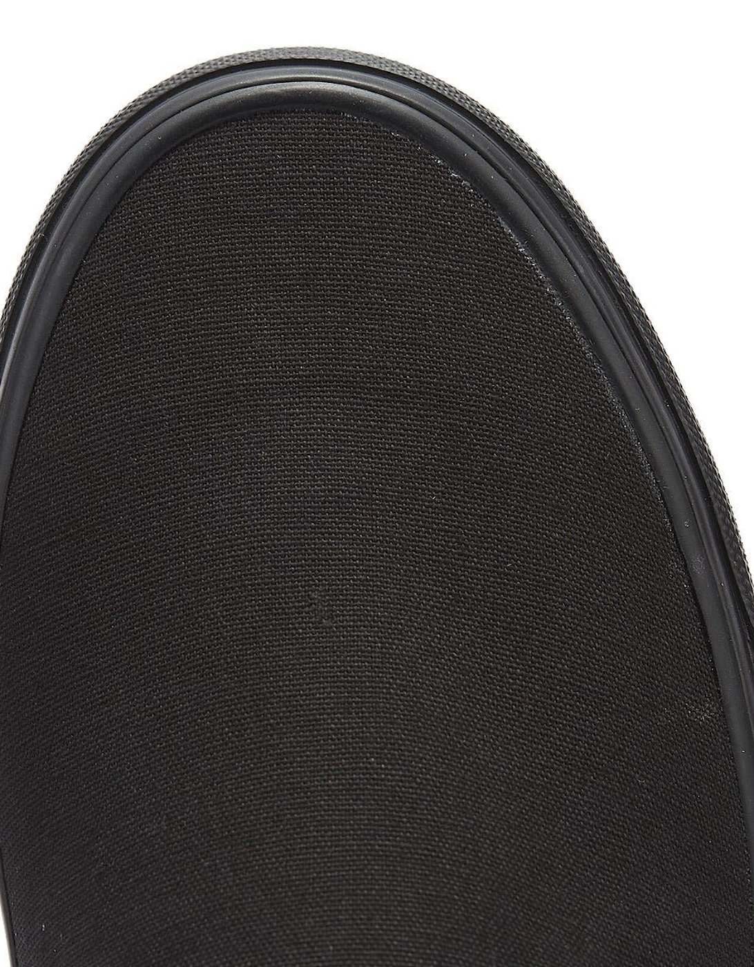 Classic Slip on Black Canvas Skate Trainers VEYEBKA   TOWER London
