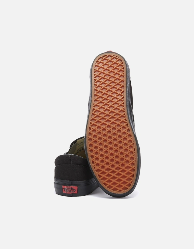 Classic Slip on Black Canvas Skate Trainers VEYEBKA   TOWER London