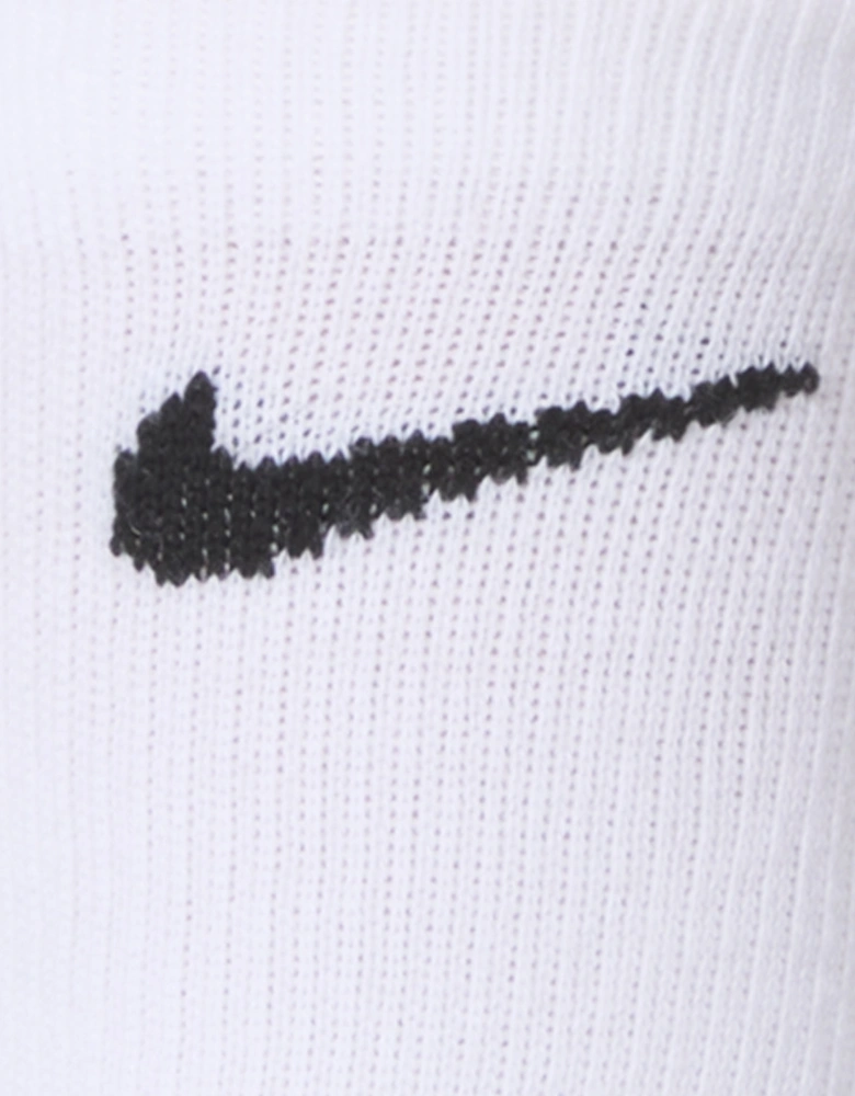 Boys Basic Crew 6 Pack Socks Set in White