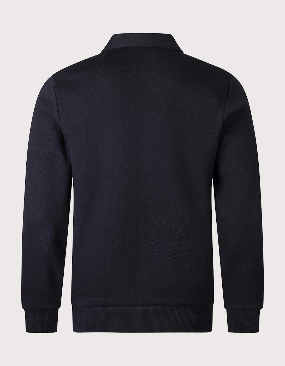 Zip Through Collared Sweatshirt