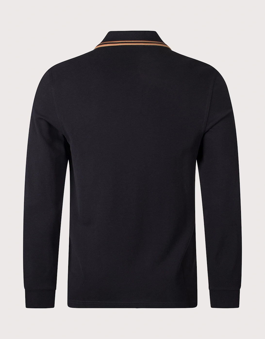 Long Sleeve Twin Tipped Polo Shirt