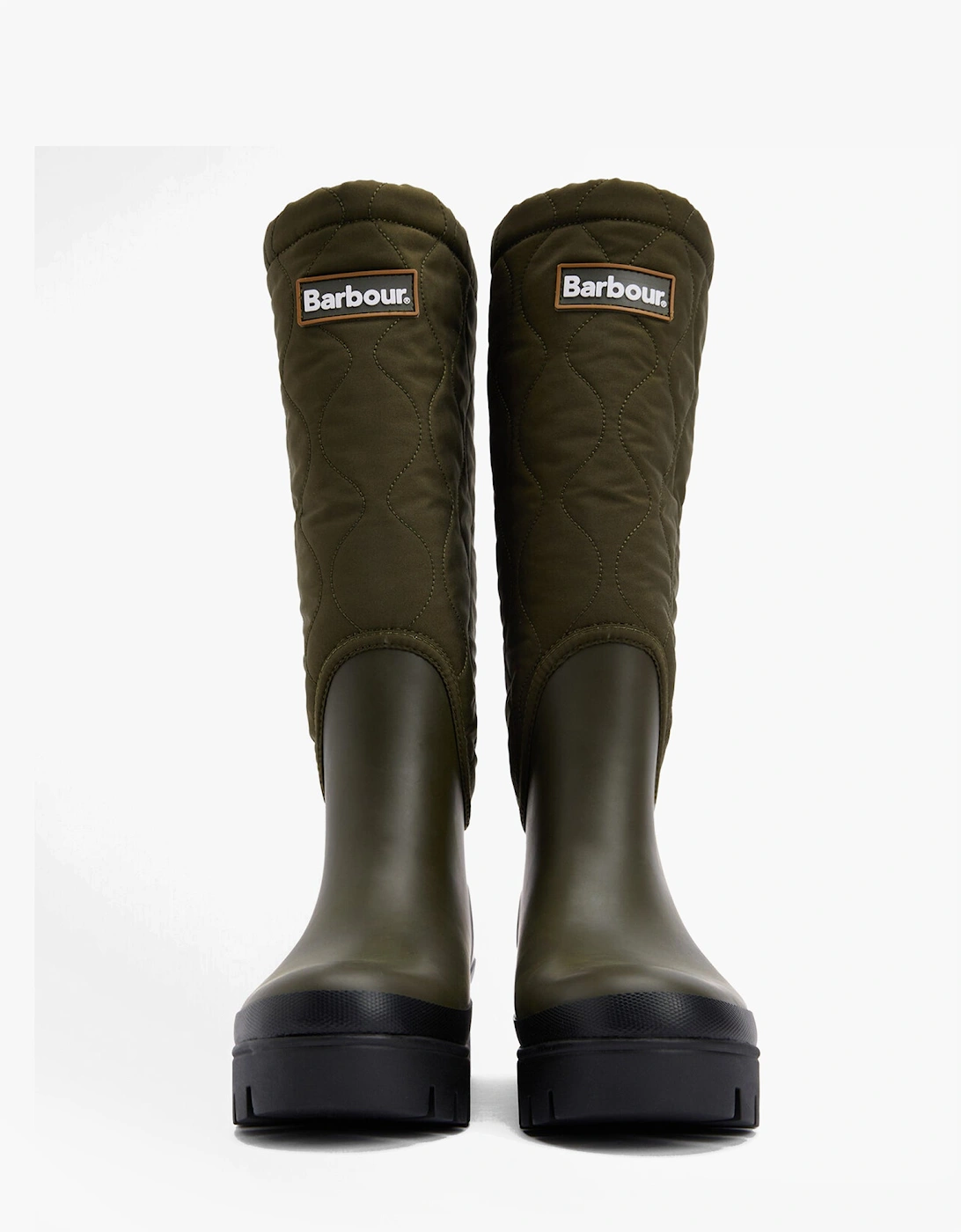 MARNIE Womens Tall Wellies Olive/Black