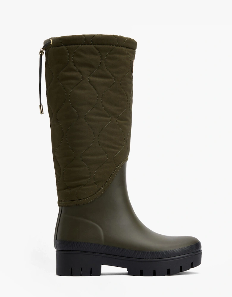 MARNIE Womens Tall Wellies Olive/Black
