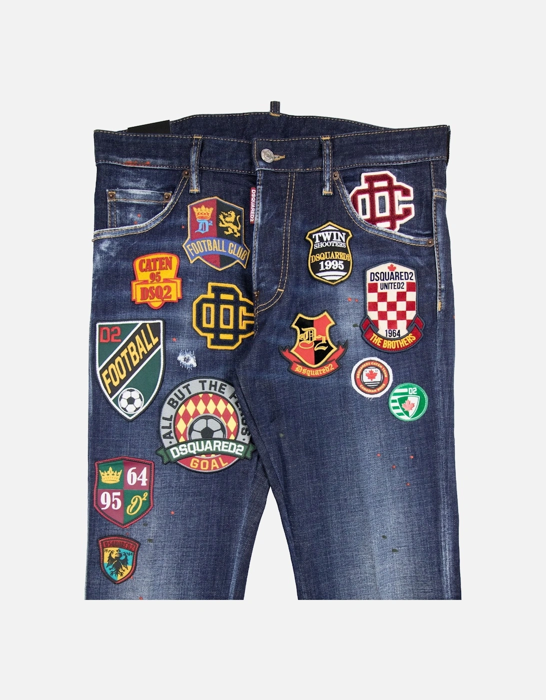 College Patch Cool Guy Jeans Denim 470