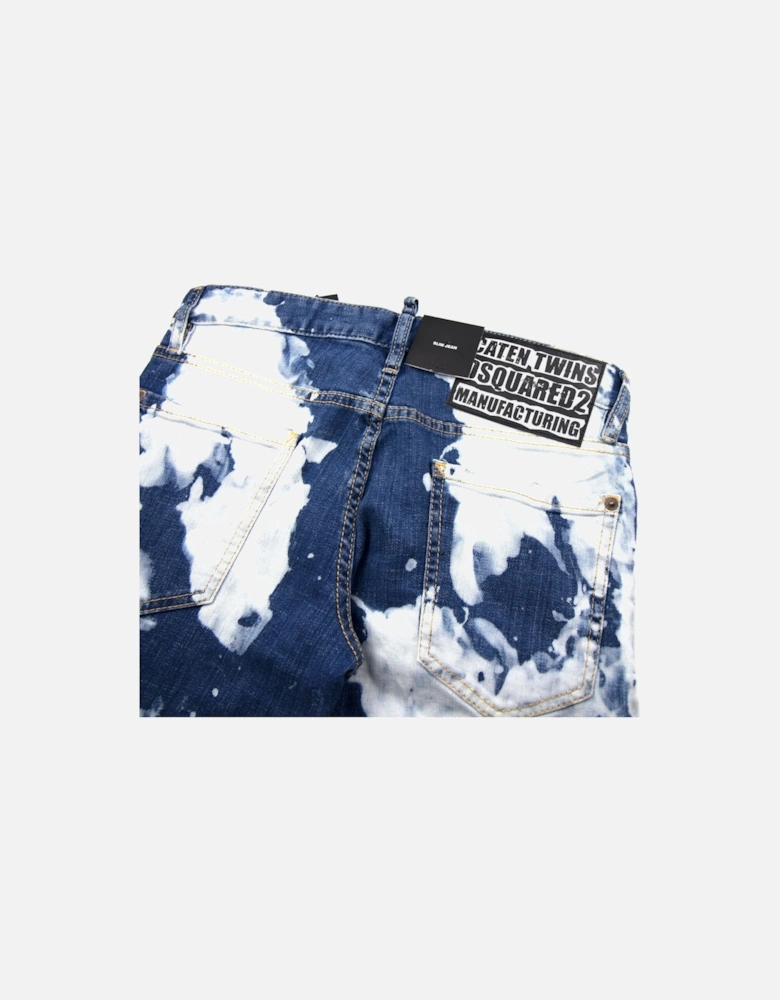 Cloud Bleached Slim Jean Denim