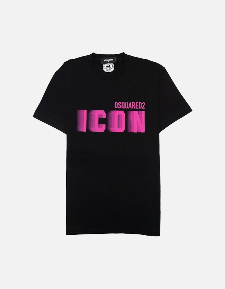 Icon Blur Cool Fit T Shirt Black