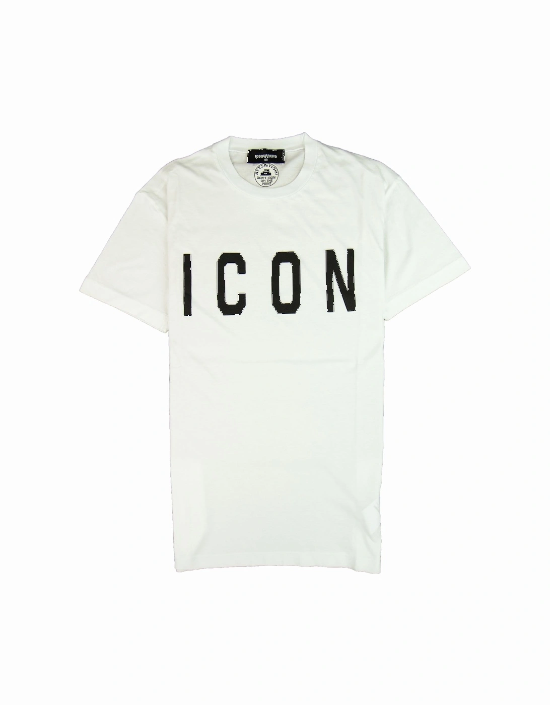 Icon Print T-shirt White 0100, 3 of 2