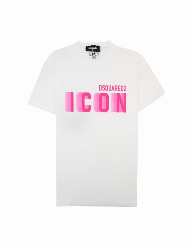Icon Blur Cool Fit T Shirt White