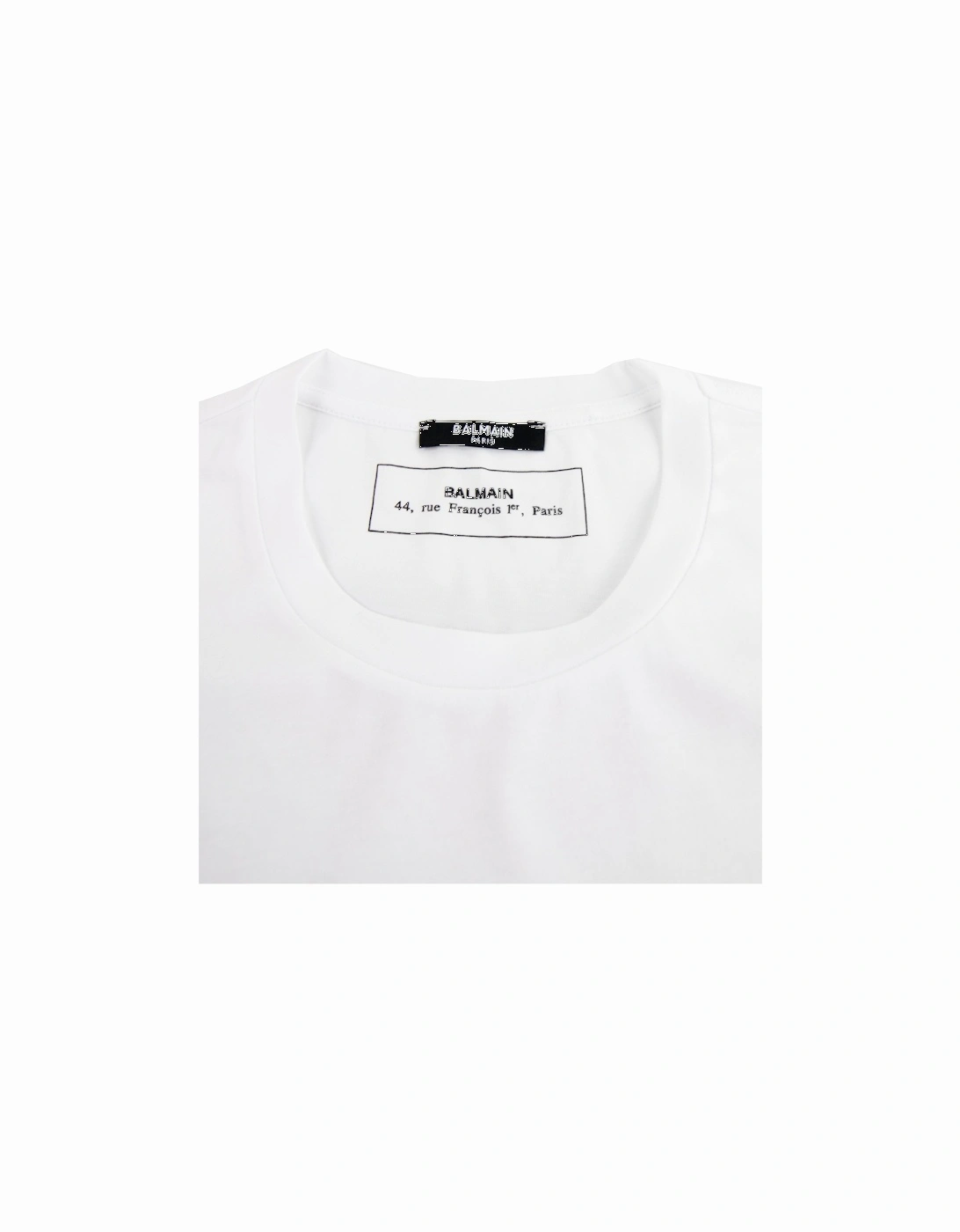 Printed Paris Logo T Shirt White