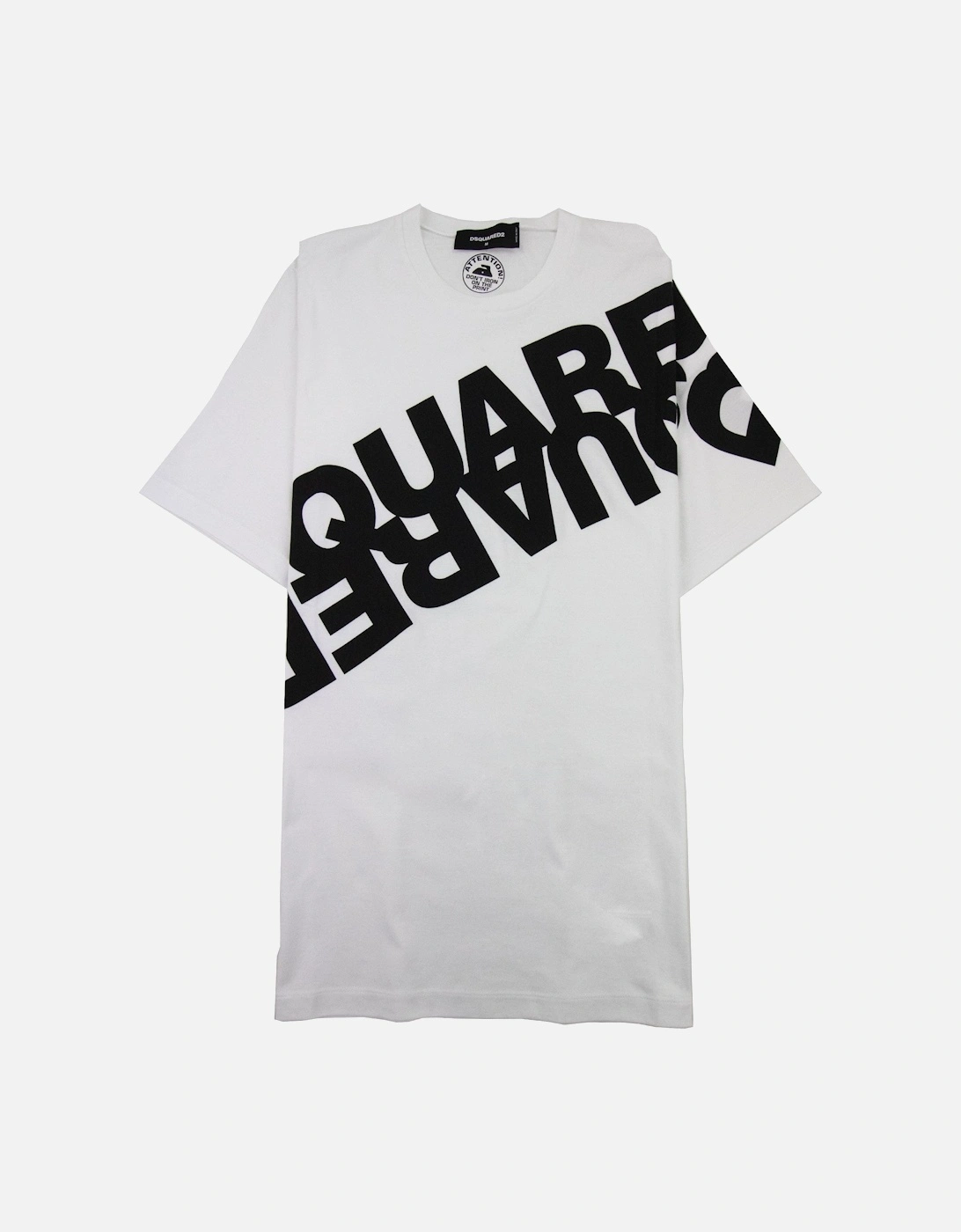 Diagonal Logo Print Tshirt White, 3 of 2