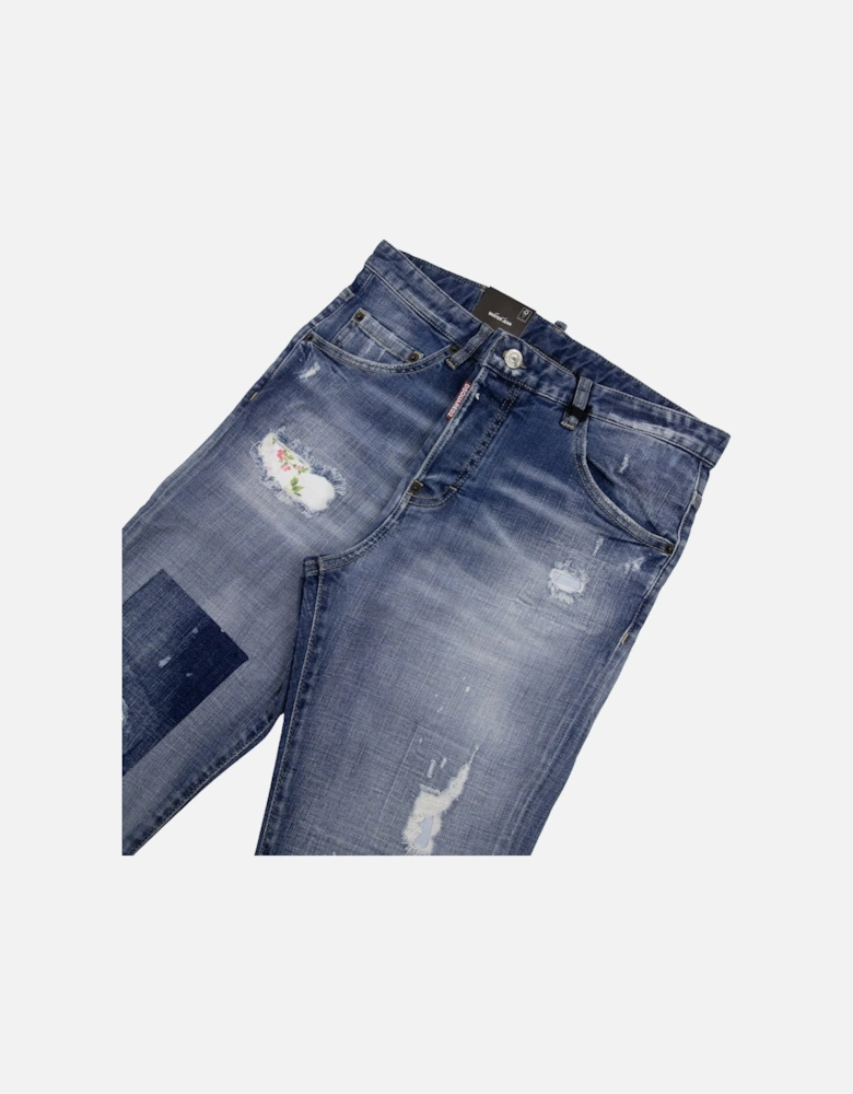 Light Patch Skater Jean Denim 470