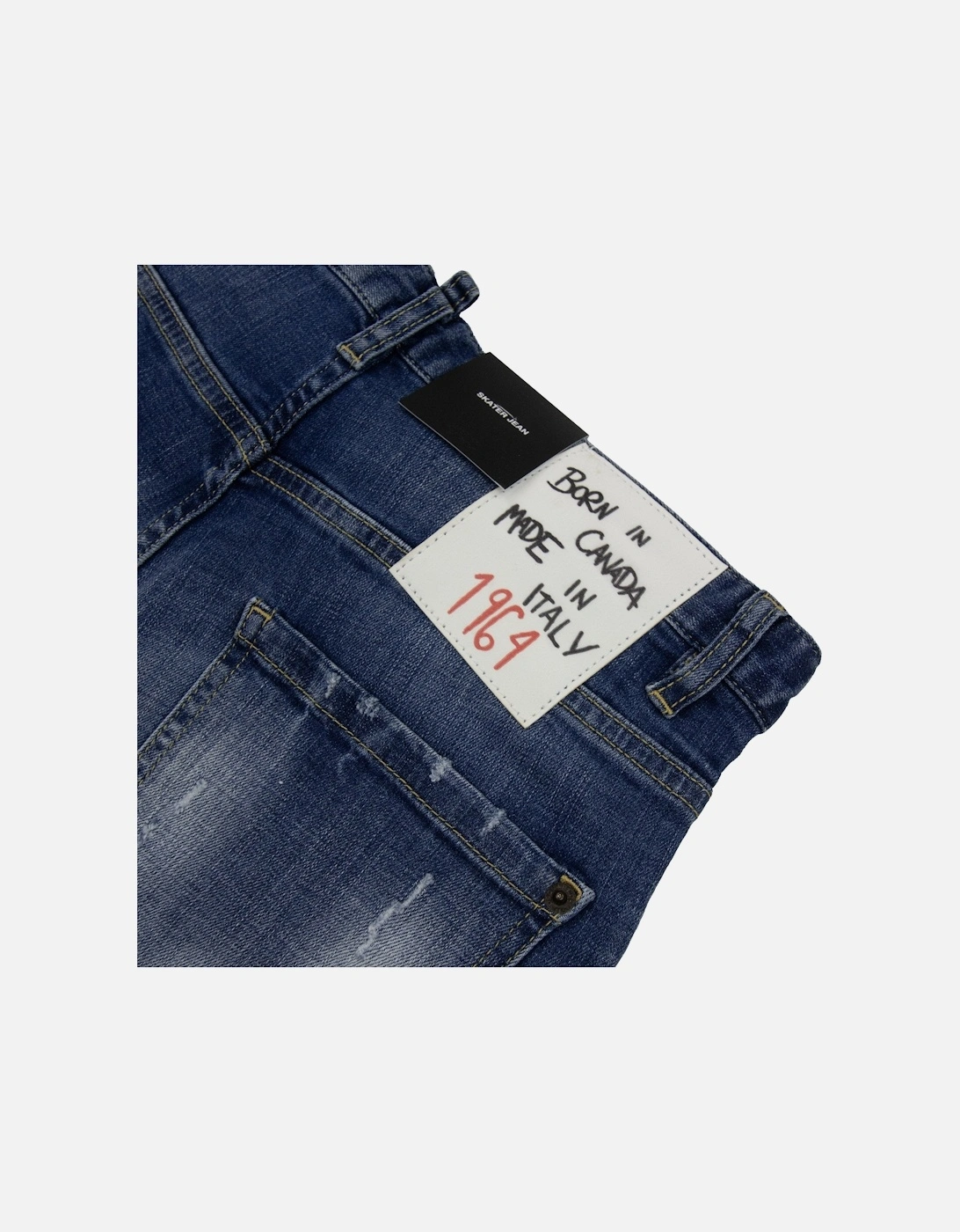 Light Patch Skater Jean Denim 470