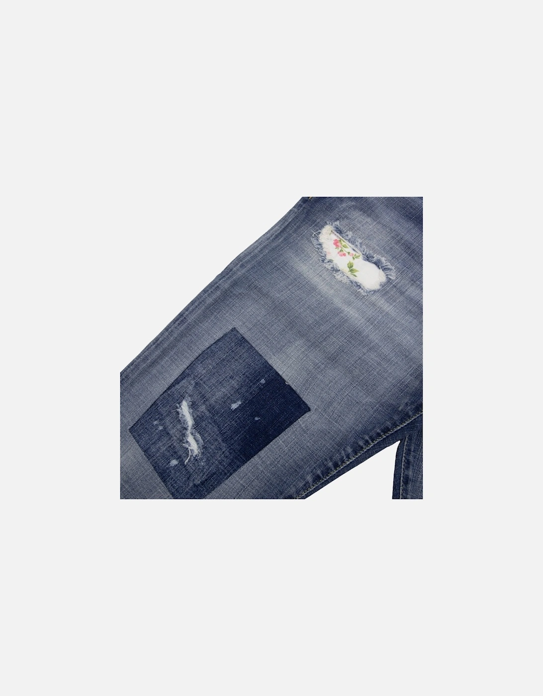 Light Patch Skater Jean Denim 470