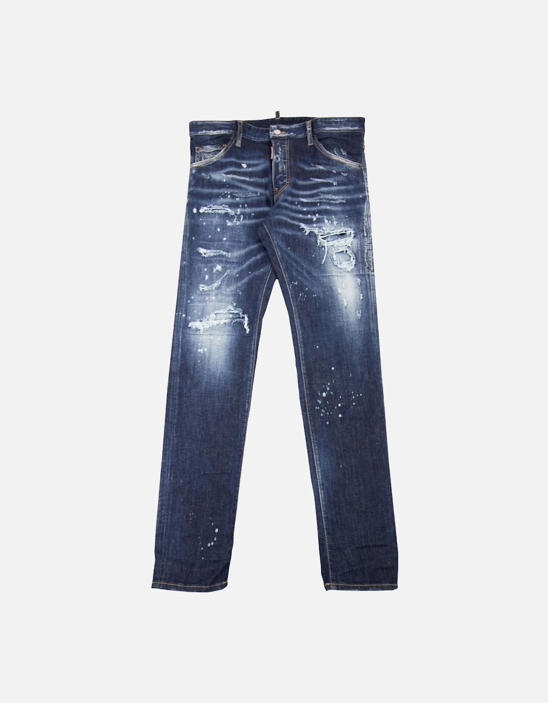 Dark Ripped Bleach Wash Cool Guy Jeans Denim 470, 5 of 4