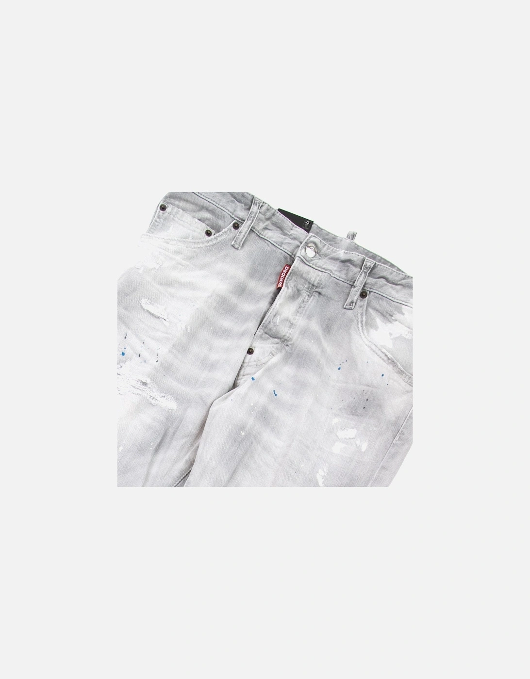 Cool Guy Multi Paint Jean Light Grey