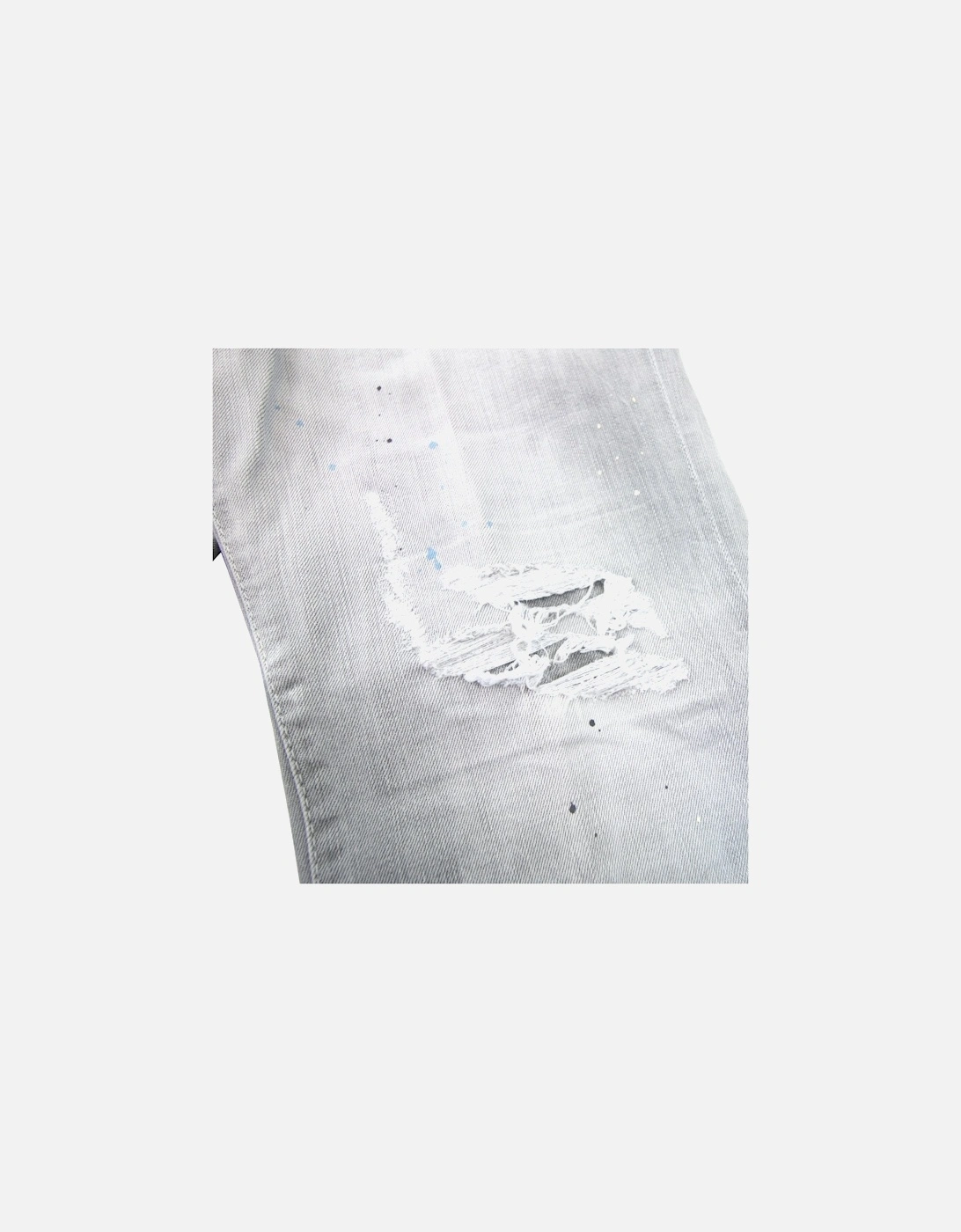 Cool Guy Multi Paint Jean Light Grey