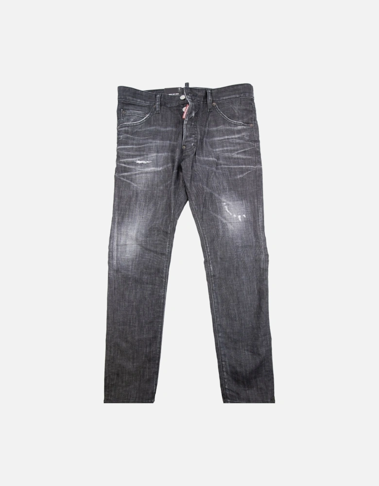 Black Easy Wash Cool Guy Jeans Black 900