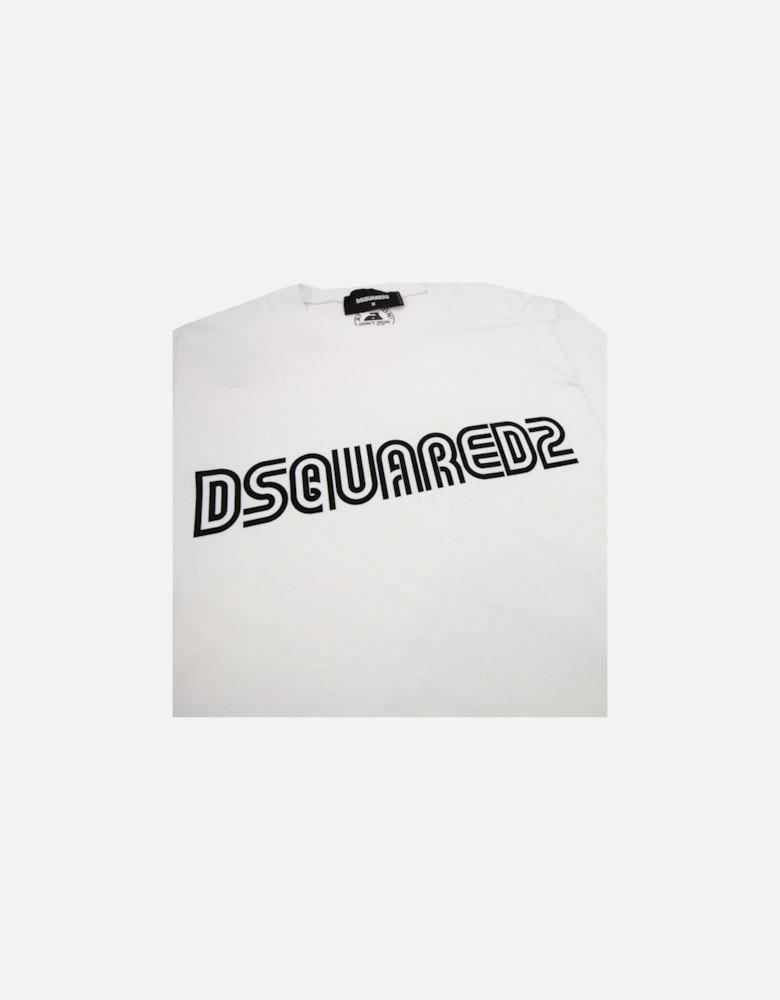 D2 Outline Cool Tee White