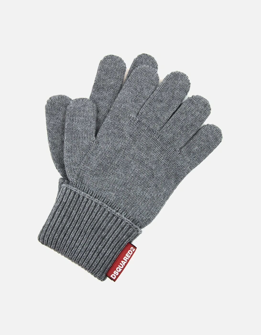 Warmy Hat & Gloves Knit Set Grey