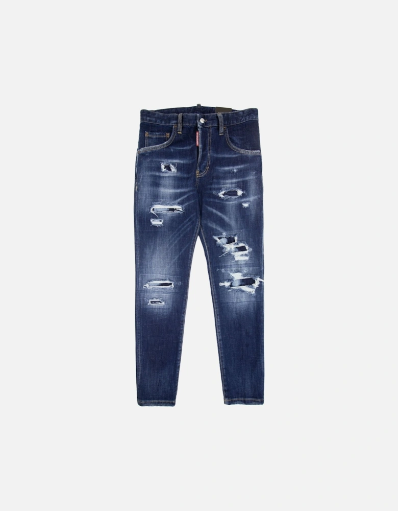 Front Patch Skater Jean Denim 470