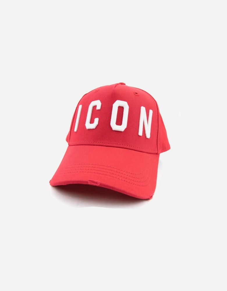 Icon Cap Bold Red/white