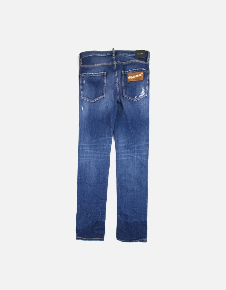 Suede Patch Cool Guy Jeans Denim 470