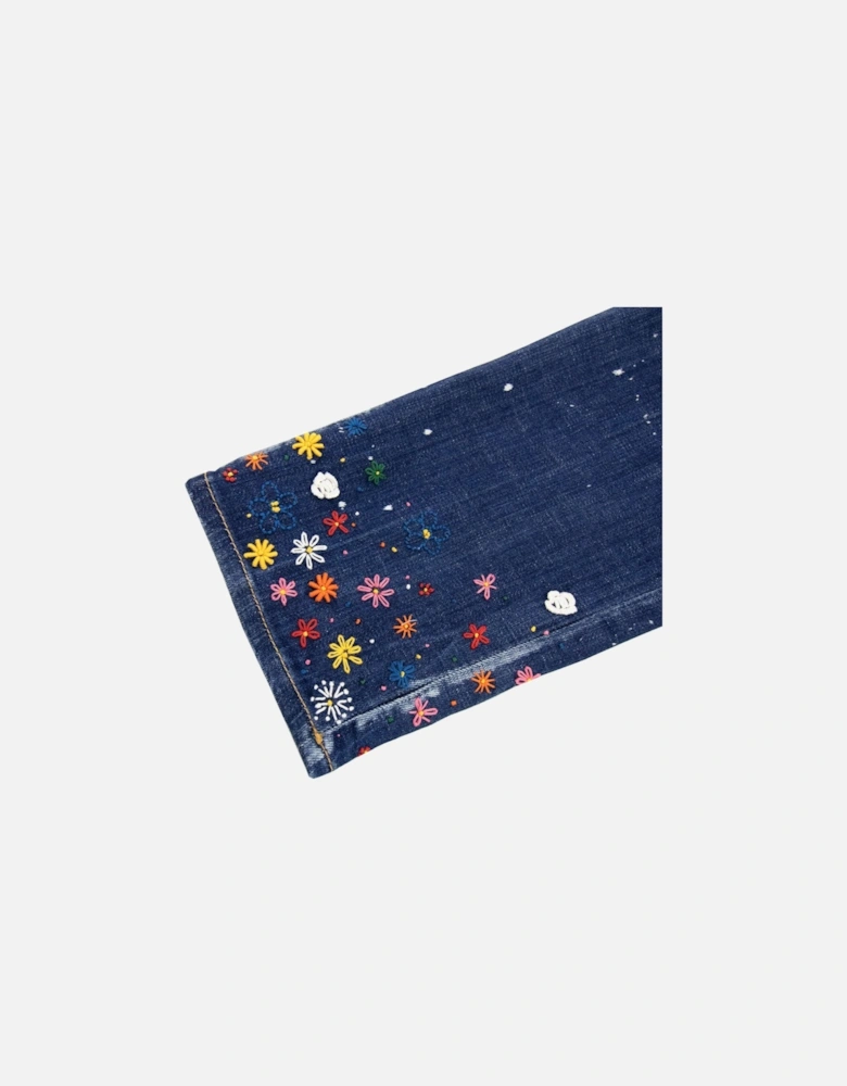 Medium Patch Broken Wash Roadie Jeans Denim 470