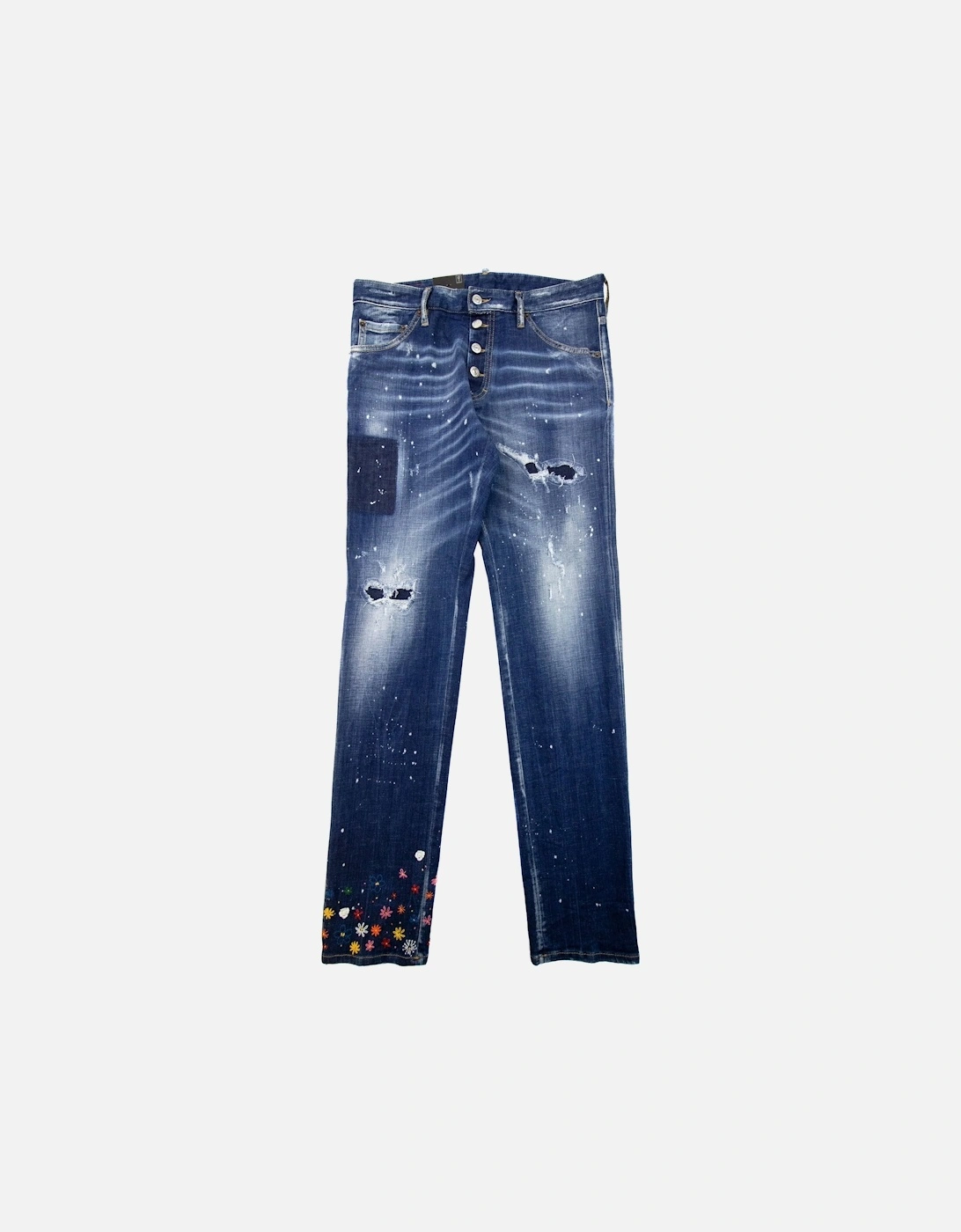 Medium Patch Broken Wash Roadie Jeans Denim 470, 4 of 3